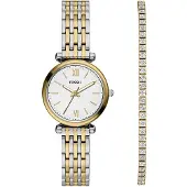 Fossil Analoog horloge 'Carlie' goud / zilver