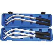 Bgs Spanpoeliesleutelset Twaalfkantig SW 13 - 19 mm 5-delig.
