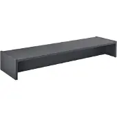 En.casa Monitorstandaard verhoger 100x27x15 cm donkergrijs