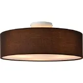 Lux.pro Plafondlamp plafonnière Omaha Ø 45 cm 3xE27 bruin en wit
