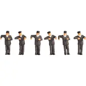 Noch 36281 N Machinisten stoomlocomotief figuren Geverfd, Staand