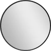 En.casa Spiegel Modugno hangend rond Ø50cm zwart