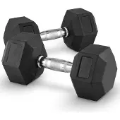 MD Sport Dumbbell - Hexagon - Dumbbellset 12,5KG - 12.5 kg - Set van 2 stuks
