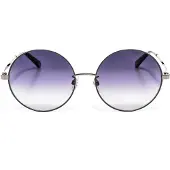 Swarovski SK0301-K: Ronde metalen zonnebril voor dames