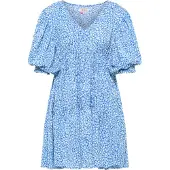 IZIA Jurk 'Gaya' blauw / azuur / wit