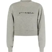 Mymo Sweatshirt 'Blonda' grijs gemêleerd / pink / zwart