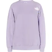 Mymo Sweatshirt 'Keepsudry' geel / pastellila / pink / wit