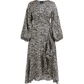 Faina Jurk crème / zwart