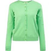 Mymo Gebreid vest lichtgroen