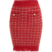 Faina Rok rood / wit