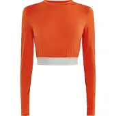 Mymo Functioneel shirt grijs / oranje