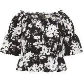 Faina Blouse zwart / wit