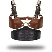 Liebe Seele - The Equestrian Leather Bustier - Leren Bustier Medium