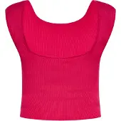 Mymo Gebreide top fuchsia