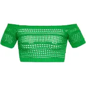 Mymo Gebreide top groen