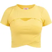 Mymo Top lichtgeel