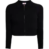 Mymo Gebreid vest 'Keepsudry' zwart