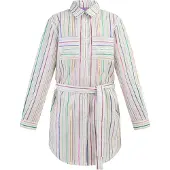Mymo KIDS Jurk goud / groen / orchidee / natuurwit