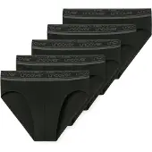 Schiesser Slip grijs / zwart