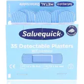 Salvequick 6735 navulling HACCP blauwe pleisters 35 stuks