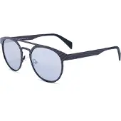 Italia Independent I I MOD METAL 020 THERMIC, zonnebril voor heren, houtlook, bordeaux, maat 51/21/140