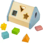 Bigjigs vormenstoof-huisje, 5dlg.