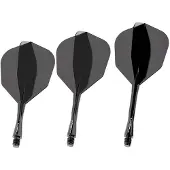 Winmau Fusion Solid Black NO6 - Dart Flights