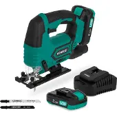 Vonroc Accu Decoupeerzaag 20V | Incl. 2x 2.0Ah Accu en snellader