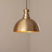Opviq Hanglamp Berceste, dimbaar, messing / goud, Woon-/ Eetkamer, metaal, Modern, hanglamp