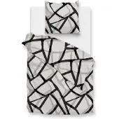 Zohome Zo Home Dekbedovertrek Flanel Serena - grey 140x200/220cm