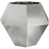 vidaXL Plantenbak zilver 100 x 100 x 80 cm Gegalvaniseerd staal