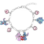 Disney STITCH & ANGEL – Love – Armband - Stitch Bedeltjes