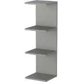 En.casa Wandrek Surahammar met 4 planken 95x30x28 cm grijs []