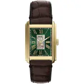 Fossil Analoog horloge 'Carraway' bruin / goud / groen