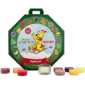 Haribo Adventskalender theelichtjes - bonte theelichtjes