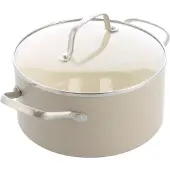 GreenChef Kookpan Nordics Met Keramische Antikleeflaag met deksel 18 cm