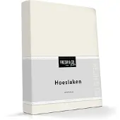 Fresh and Co Kids Kinder Hoeslaken - Katoen - Creme 60 x 120 cm