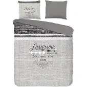 Pure Dekbedovertrek Micropercal Suite - grey 140x200/220cm