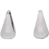 Faina Oorbellen zilver / wit