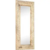 vidaXL Spiegel handgesneden 110x50x2,6 cm massief mangohout