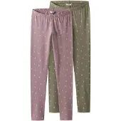 TWO SOON Leggings groen / lila / wit
