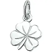 The Jewelry Collection Zilveren Hanger klavertje 1005381