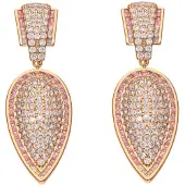 NAEMI Oorbellen goud / pink