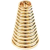 Housevitamin - Kandelaar kerstboom - Goud - 8x8x11cm