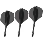 Winmau Fusion Solid Black - Dart Flights S