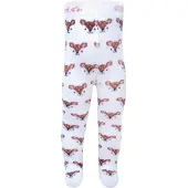 Ewers Babymaillot off-white met Hertjes - Biologisch Katoen (GOTS) - 68