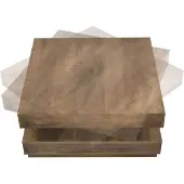 En.casa Salontafel Florenz met draaibaar blad houtkleurig 76x76x38 cm []
