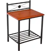 Homestyle4u Nachtkastje - Bijzettafel - Metalen - Kast