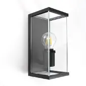Ks Verlichting buitenlamp - Toledo muurlamp - Zwart - E27 - Modern