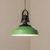 Opviq Hanglamp, dimbaar, groen, Keuken, metaal, Industrieel design, hanglamp